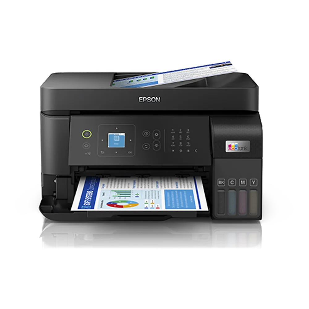 Epson EcoTank L5590 C11CK57301 - Vista Frontal. impresora de oficina, impresora empresarial, multifuncional para oficina