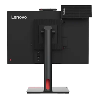 Monitor Lenovo ThinkCentre Tiny In One 24 Gen 5 - Vista Trasera Tapa Abierta