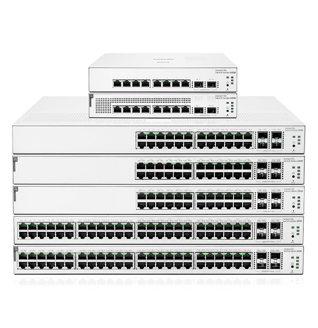 Familia de Productos Switch HPE Instant On 1930