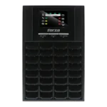 UPS Forza FDC-RT1000VA - Vista Frontal, UPS de doble conversión, tecnología UPS online, UPS de onda senoidal pura, sistema UPS de tiempo de transferencia cero