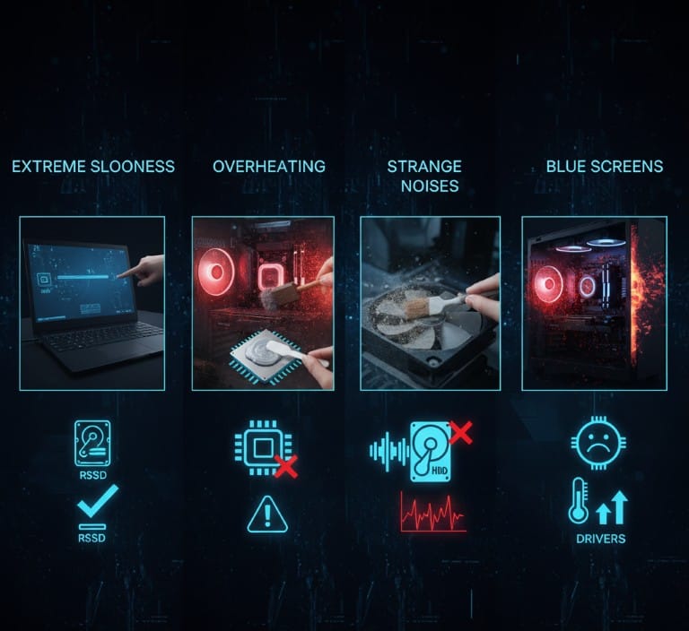 Diagnóstico Rápido de Problemas Comunes