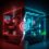 Comparación visual de un PC con sobrecalentamiento y thermal throttling versus un sistema de refrigeración para PC funcionando de forma óptima
