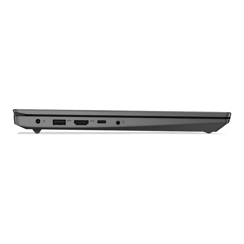 Computador Portátil Lenovo V14 G4 IRU - Vista Derecha Cerrado Computador Portátil Lenovo V14 G4 IRU - Vista Derecha Cerrado