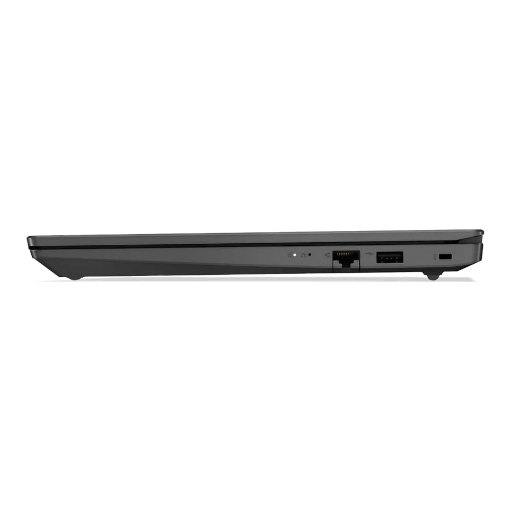 Computador Portátil Lenovo V14 G4 IRU - Vista Izquierda Cerrado Computador Portátil Lenovo V14 G4 IRU - Vista Izquierda Cerrado