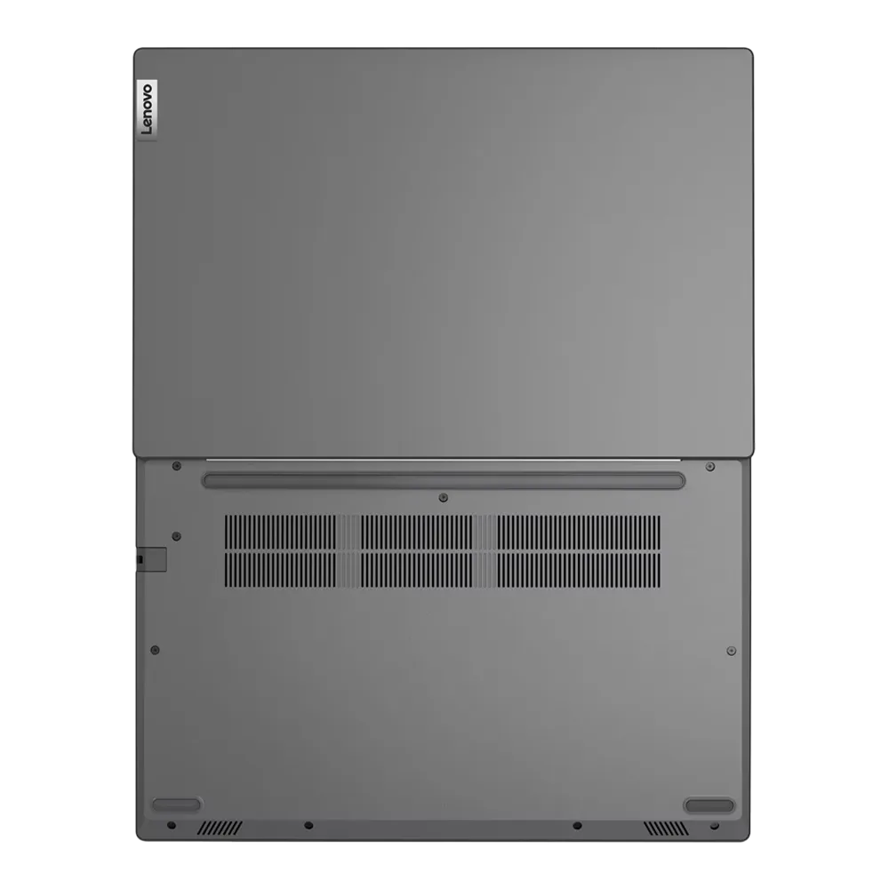 Computador Portátil Lenovo V14 G4 IRU - Vista Trasera Abierto Completo Computador Portátil Lenovo V14 G4 IRU - Vista Trasera Abierto Completo