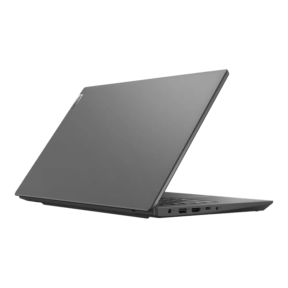Computador Portátil Lenovo V14 G4 IRU - Vista Trasera Ángulo Derecho Computador Portátil Lenovo V14 G4 IRU - Vista Trasera Ángulo Derecho