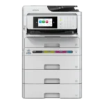 Impresora Multifuncional Epson WorkForce Pro WF-C5890 - Vista Frontal Con Bandejas