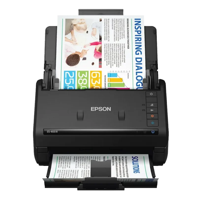 Escáner Dúplex de Documentos WorkForce ES-400 II - Vista Frontal