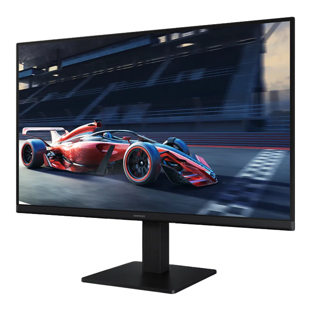 Monitor Samsung Essential S30GD de 24 pulgadas FHD Panel IPS 100Hz - Ángulo Izquierdo Ferrari