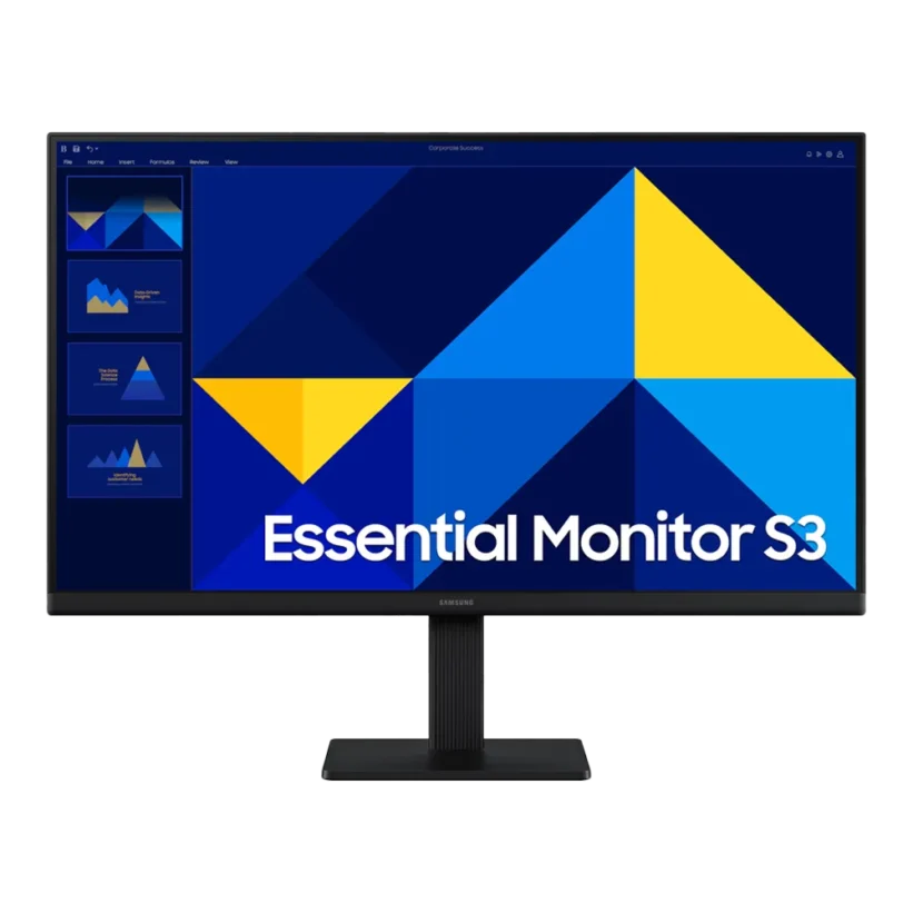 Monitor Samsung Essential S30GD de 24 pulgadas FHD Panel IPS 100Hz - Vista Frontal