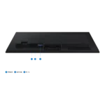 Monitor Samsung Essential S30GD de 24 pulgadas FHD Panel IPS 100Hz - Vista Inferior Entradas