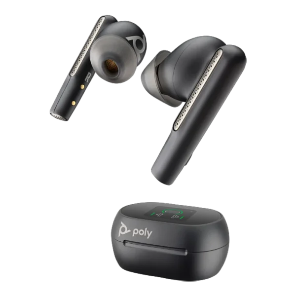 Poly Voyager Free 60+ UC - Vista Completa con Estuche Cerrado