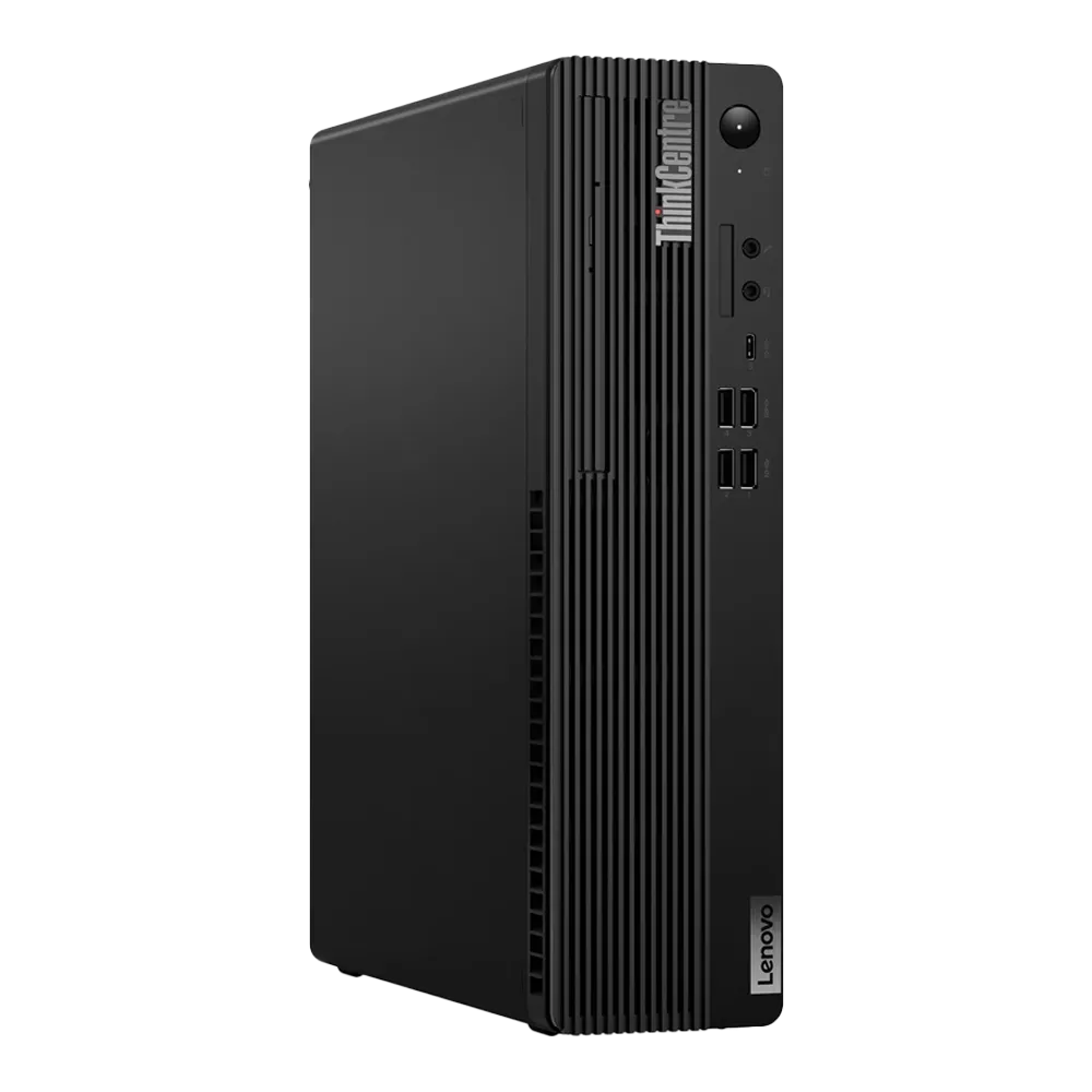Lenovo ThinkCentre M90s Gen 4 - Vista Frontal 90 Grados Ángulo Derecho