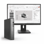 Lenovo ThinkCentre Neo 50q Gen 5 Tiny con monitor Lenovo E22-40 de 21.5 pulgadas Full HD