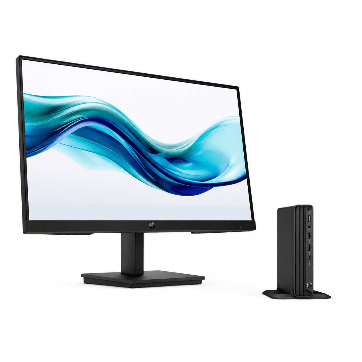 ChatGPT Image 11 ago 2026, 15_33_41 HP Pro Mini 260 G9 con monitor HP 324pf de 23,8 pulgadas Full HD