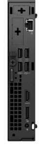 Puertos y conectores traseros del computador Dell Pro Micro QCM1250