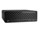 Vista lateral izquierda de tres cuartos del PC de escritorio HP ProDesk SFF 4G1i