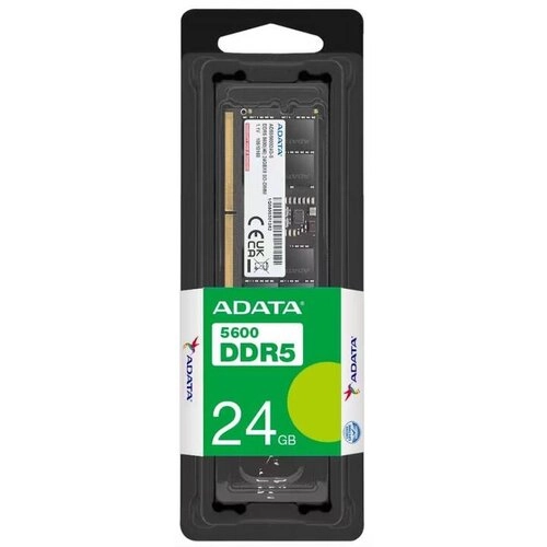 ADATA DDR5 SO-DIMM 24GB 5600MHz AD5S560024G-S - Más velocidad y memoria para tu portátil