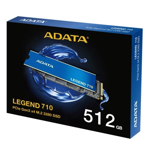 SSD ADATA LEGEND 710 512GB NVMe M.2 - Velocidad PCIe Gen3 para Creativos Exigentes
