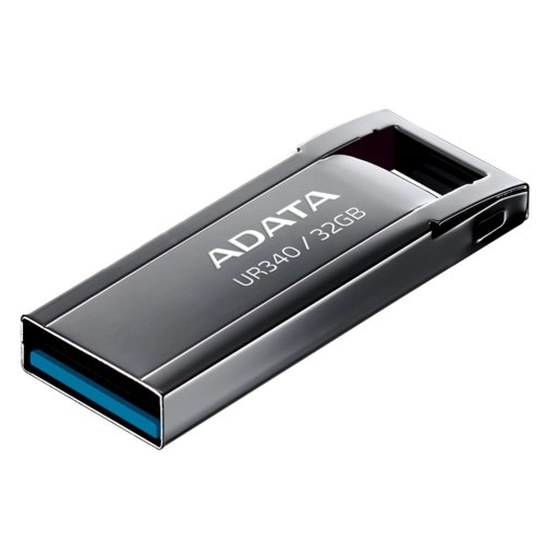 adata-ur340-usb-32gb-memoria-flash-metalica-1.webp ADATA UR340 USB 3.2 32GB - Memoria Flash Metálica Ultracompacta de Alta Velocidad
