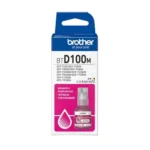 Brother BTD100M Botella de Tinta Magenta 5000 Páginas - Recarga limpia y sin interrupciones para tu InkBenefit Tank
