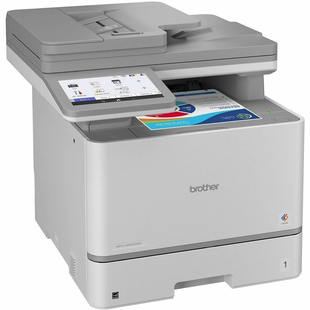brother-mfc-l8970cdw-impresora-laser-multifuncion-color-2.webp Brother MFC-L8970CDW Impresora Láser Multifunción Color 33 ppm Pantalla Táctil 7" - Productividad profesional sin interrupciones