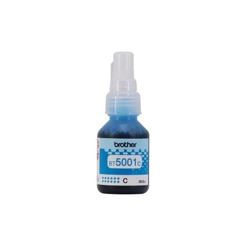 Tinta Brother Original BT5001C Cian - Botella Ultra Rendimiento para DCP-T300/T500W/T800W