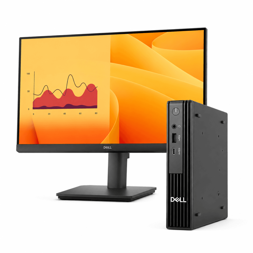Dell Pro Micro QCM1250 Intel Core i5-14500T 16GB 512GB SSD con monitor Dell Pro 22 21.5 pulgadas