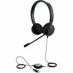Jabra Evolve 20 Stereo MS USB-C Auriculares Profesionales con Cancelación de Ruido