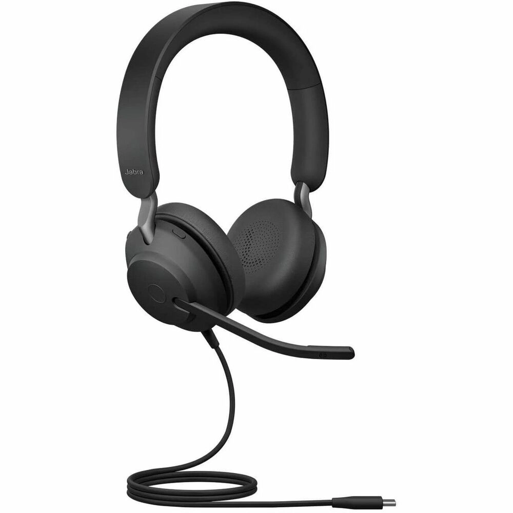 Jabra Evolve2 40 SE Auriculares USB-C/A Profesionales con Certificación MS Teams y Cancelación de Ruido