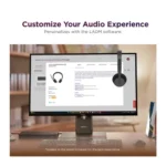 Lenovo Dual-Mode Wireless ANC Headset 65 4XD1S19777 Negro - Auriculares profesionales con 60 h de autonomía para trabajo híbrido