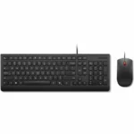 Combo Teclado y Mouse Lenovo Essential USB - Diseño Ergonómico Resistente al Agua