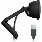 Logitech Brio 100 Graphite Webcam Full HD 1080p con Balance de Luz Automático y Privacidad