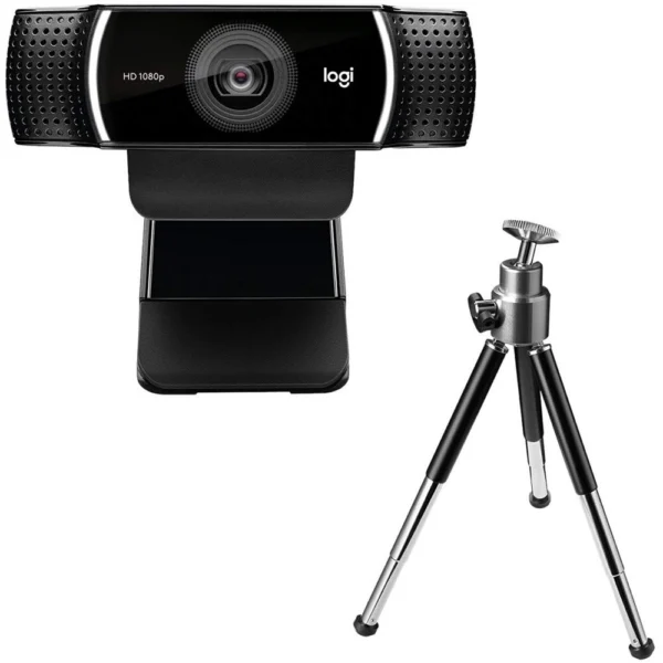 Logitech C922 Pro Stream Webcam Full HD 1080p - Cámara Web Premium para Streaming y Video