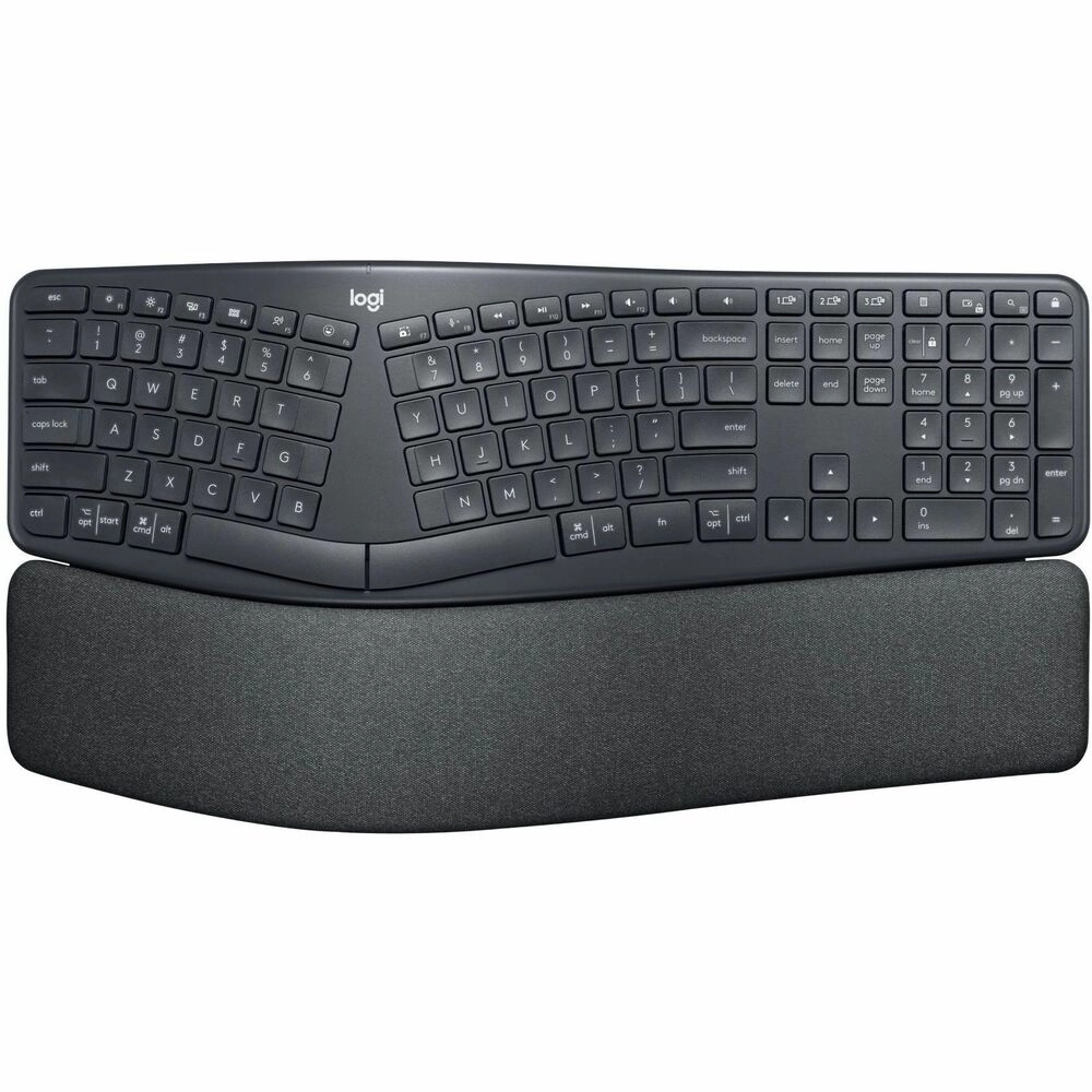 logitech-ergo-k860-teclado-ergonomico-inalambrico-bluetooth-layout-espanol-1.webp Logitech ERGO K860 Teclado Ergonómico Inalámbrico Bluetooth/RF Layout Español Negro - Escribe más cómodo y cuida tus muñecas