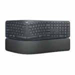 Logitech ERGO K860 Teclado Ergonómico Inalámbrico Bluetooth/RF Layout Español Negro - Escribe más cómodo y cuida tus muñecas