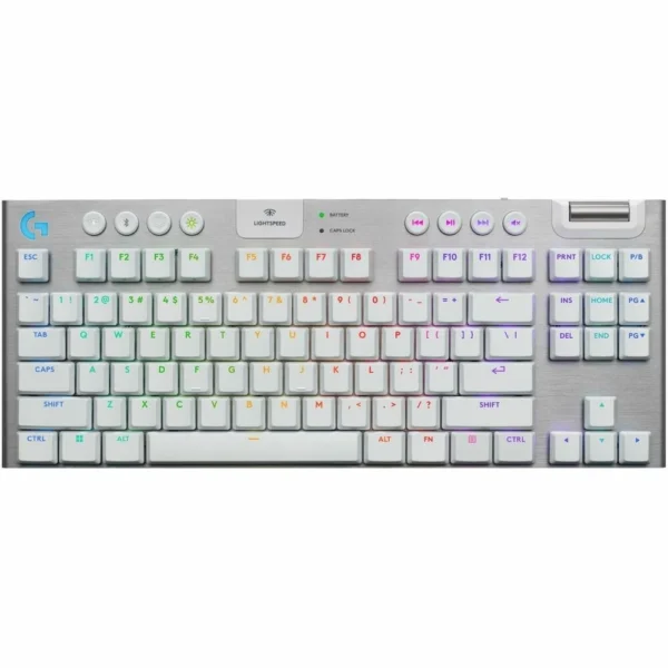Logitech G915 X LIGHTSPEED TKL Teclado Gaming Inalámbrico Mecánico Blanco