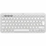 Logitech K380s Pebble Keys 2 Teclado Bluetooth Multidispositivo Ultradelgado Blanco