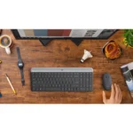 Logitech MK470 Combo Teclado y Mouse Inalámbrico Slim - Diseño Silencioso y Minimalista