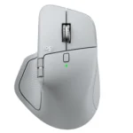 Logitech MX Master 4 Inalámbrico 8000 DPI Bluetooth Gris Pálido - El mouse ergonómico definitivo para productividad