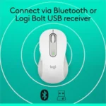 Logitech Signature M650 Mouse Inalámbrico Ergonómico con SmartWheel para Mayor Productividad