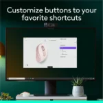Logitech Signature M650 Mouse Inalámbrico Rosa - Control Inteligente y Máximo Confort