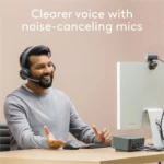 Logitech Zone Wireless 2 Headset Bluetooth 5.2 ANC Híbrida Gris - Concentración total en cada llamada