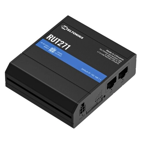 Router Teltonika RUT271 5G RedCap Industrial WiFi Dual Band 50 Dispositivos