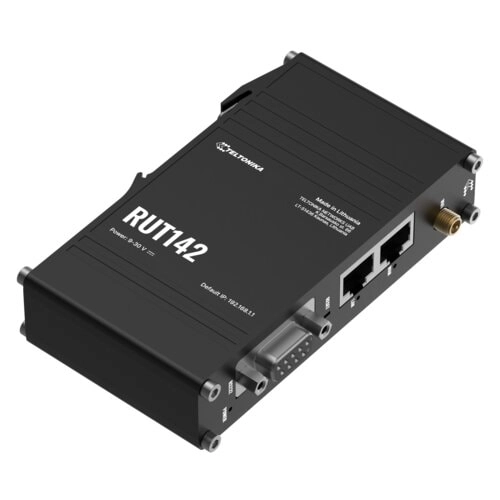 Router Industrial Teltonika RUT142 WiFi 4 + Ethernet + RS232 con VPN