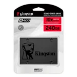 SSD Kingston A400 240GB SATA 2.5" - Acelera tu PC hasta 10 veces más rápido
