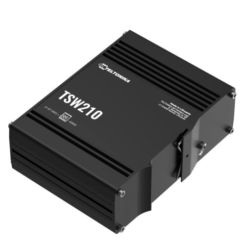 Switch Teltonika TSW210 8 Puertos Gigabit Ethernet + 2 SFP Industrial