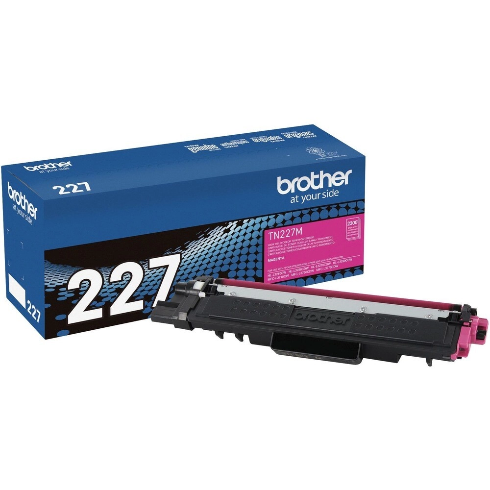 Brother Toner Magenta TN227M Alto Rendimiento - Impresión a color profesional sin interrupciones