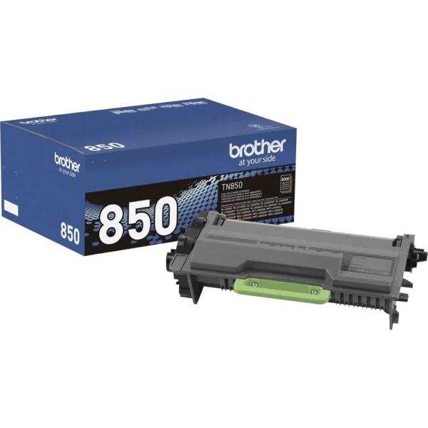 Brother TN850 Tóner Negro Alto Rendimiento 8000 Páginas - Imprime más, interrumpe menos
