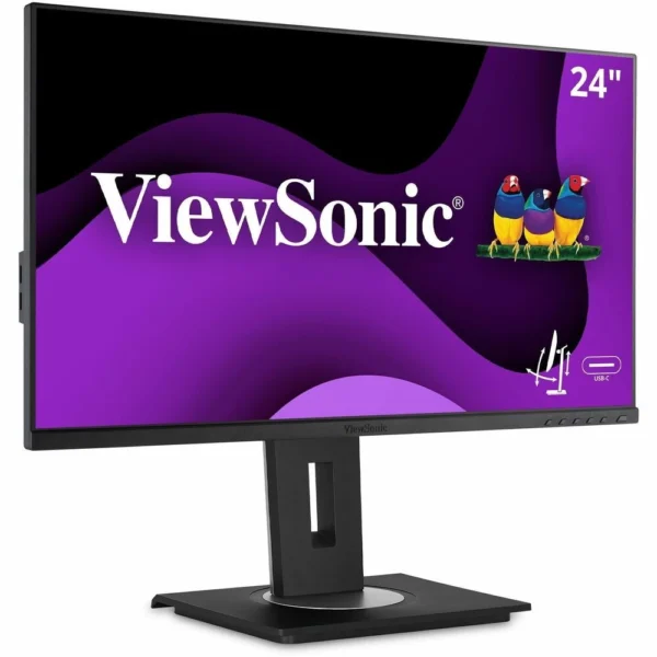 ViewSonic VG2456 Monitor IPS 23.8" Full HD 1920x1080 USB-C Docking Negro - Tu estación de trabajo en un solo cable